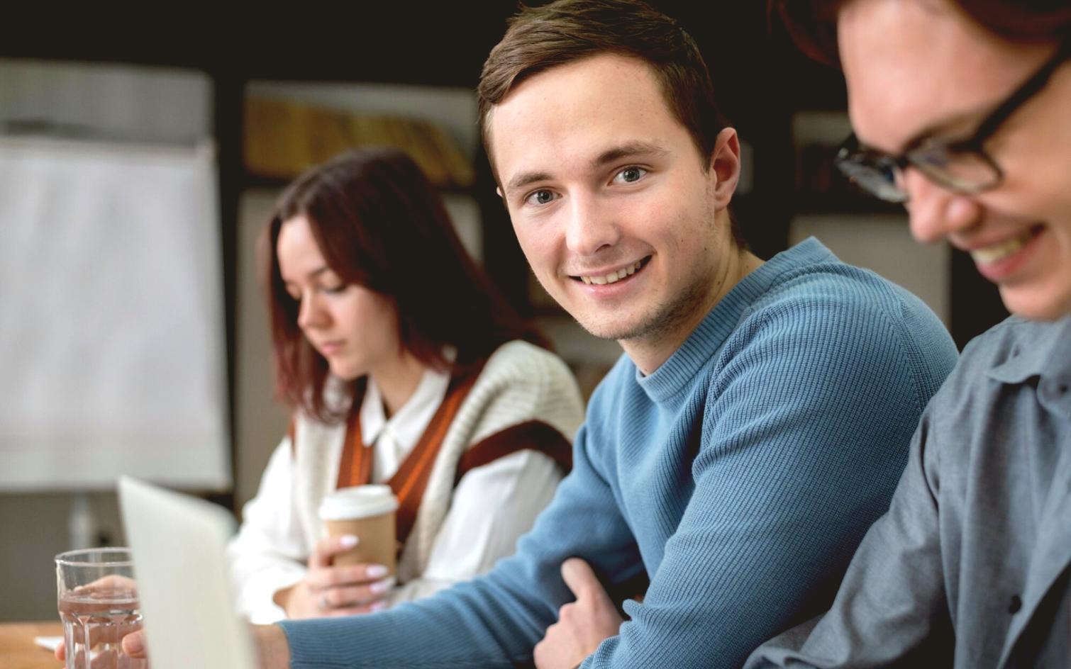 Financial planning charts and business analytics displayed on computer screen